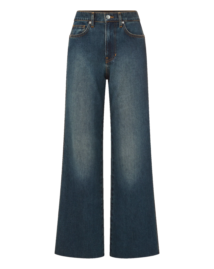 VER High Rise Raw Hem Jean