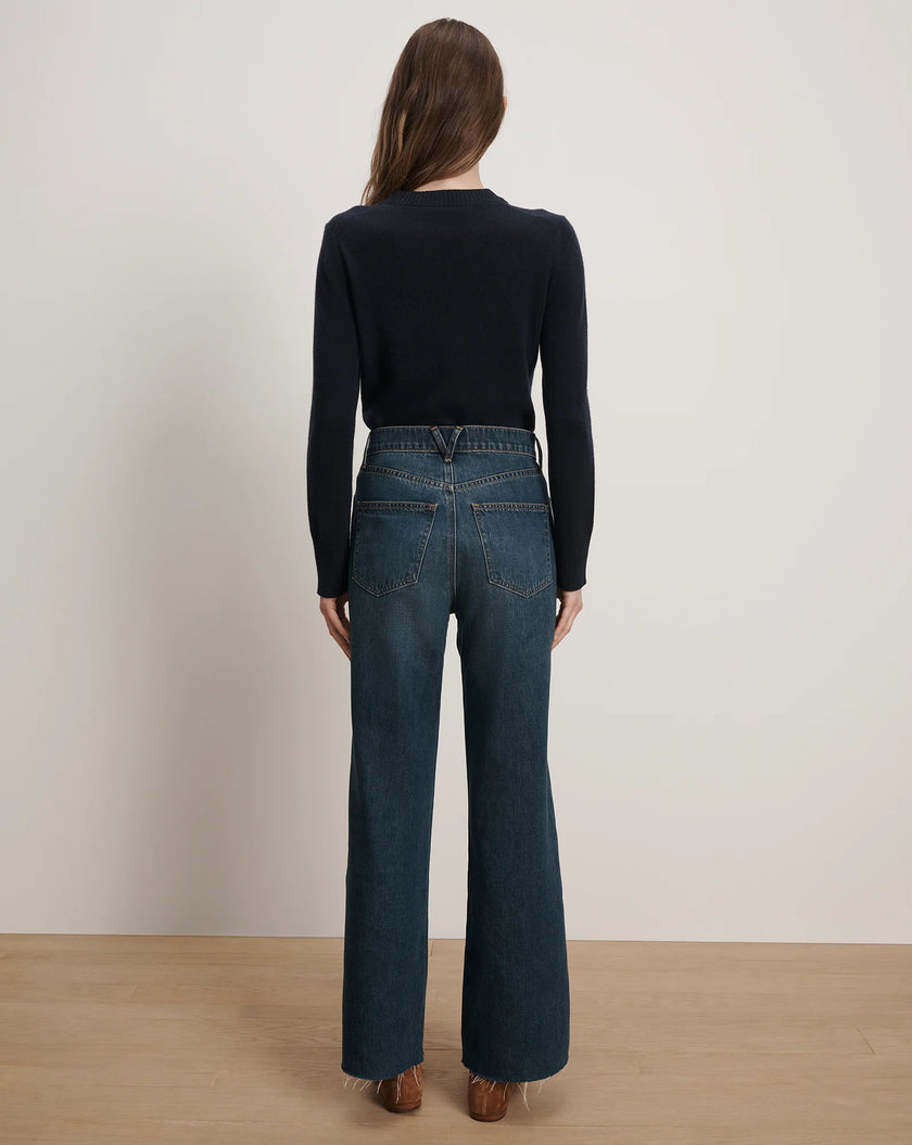 VER High Rise Raw Hem Jean