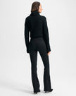 VER High Rise Skinny Flare Black Jeans