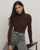 VER Long Sleeve Stretch Mock Top