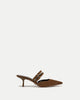 VER Suede Buckle Pointed Mule