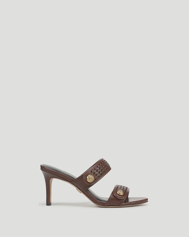 VER Double Strap Leather Heel