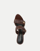 VER Double Strap Leather Heel