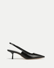 VER Black Slingback Heel
