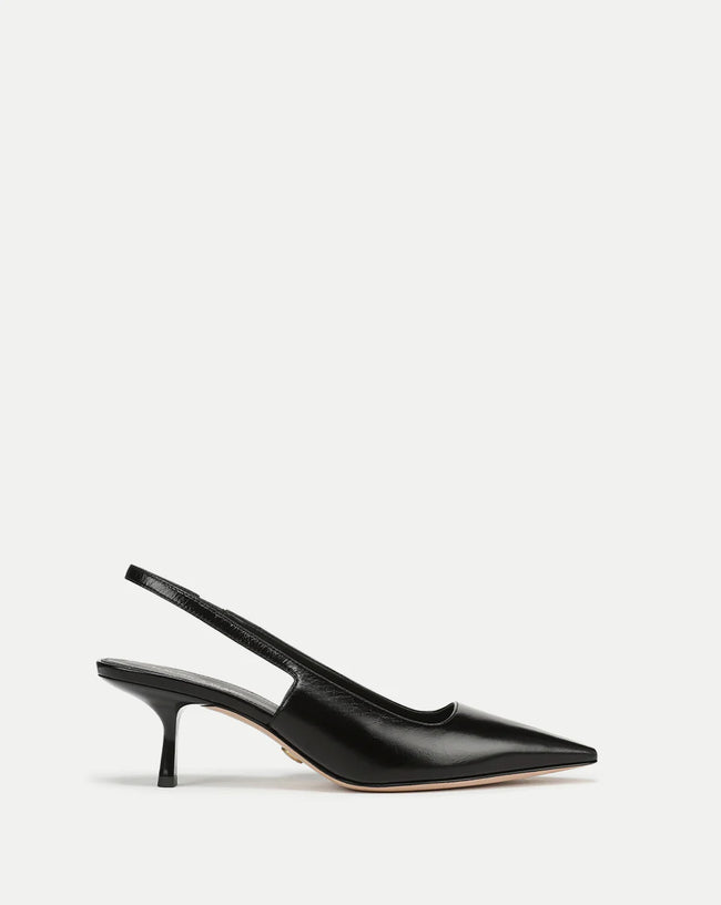VER Black Slingback Heel
