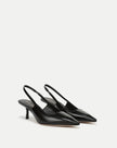 VER Black Slingback Heel