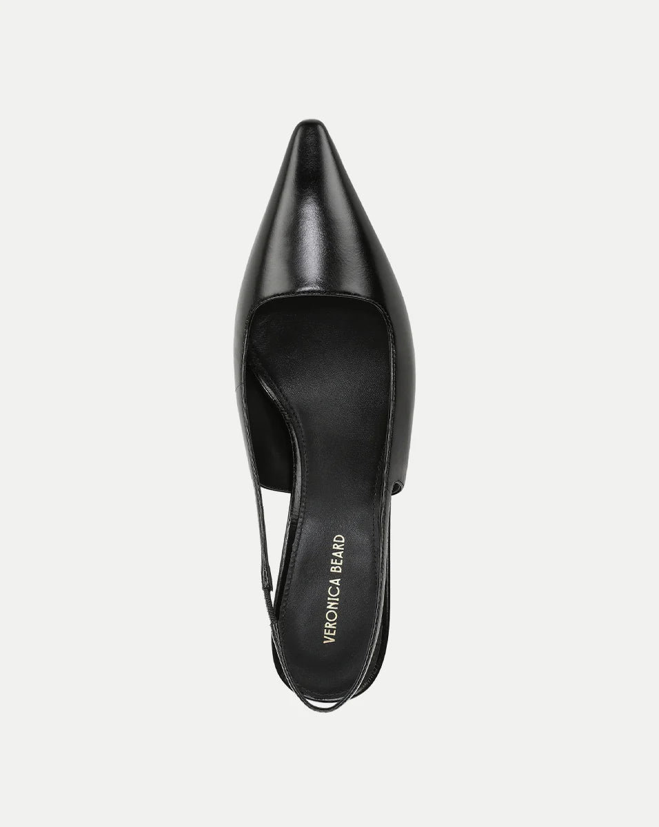 VER Black Slingback Heel