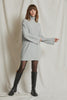 PWT Grey Sweater Mock Neck Dress