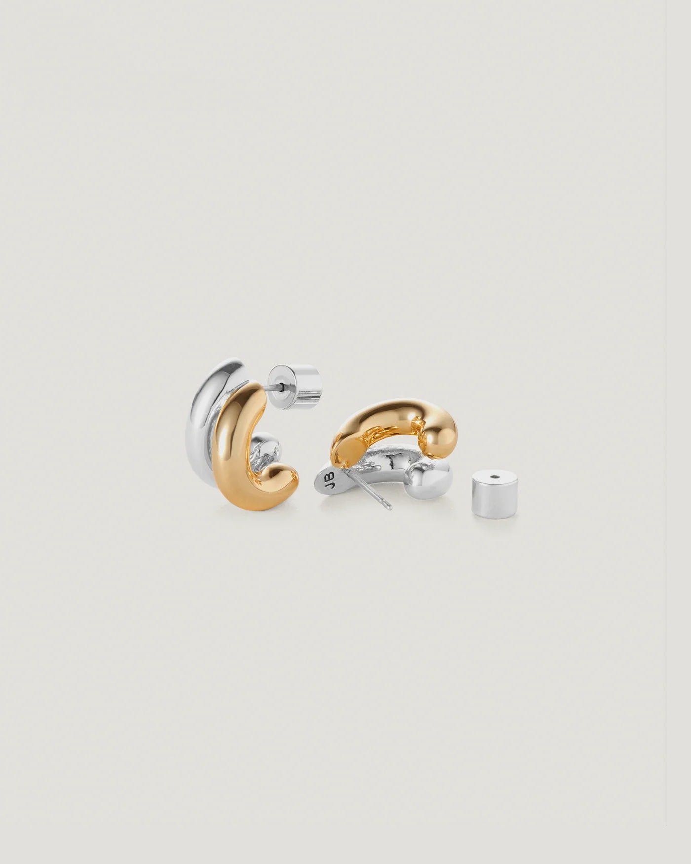 JEN Two Tone Small Hoop