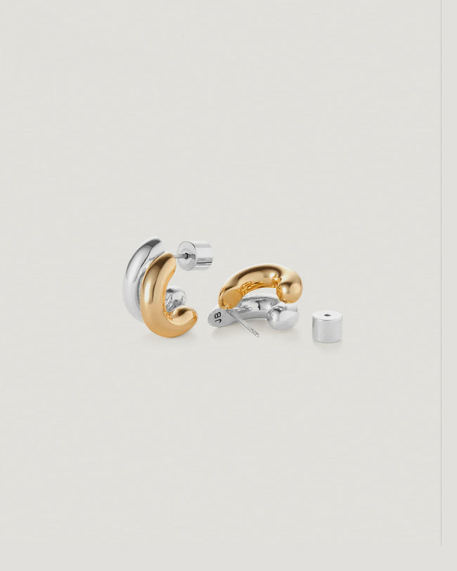 JEN Two Tone Small Hoop