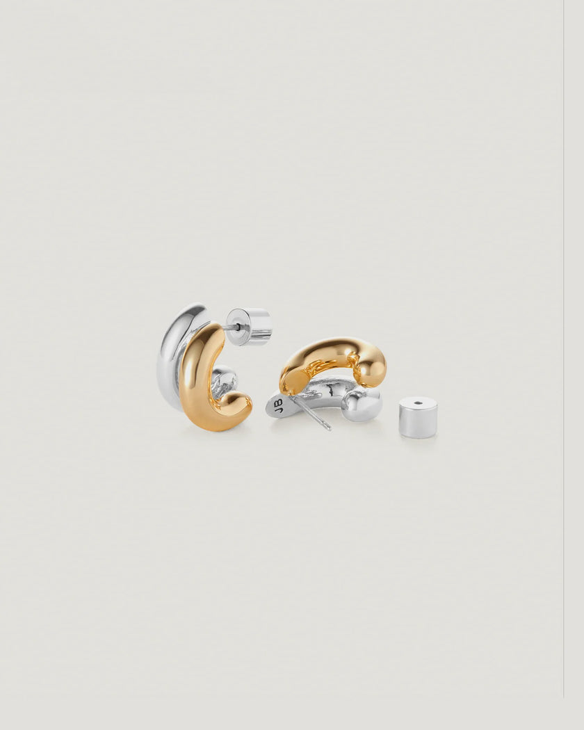 JEN Two Tone Small Hoop