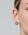 JEN Two Tone Small Hoop