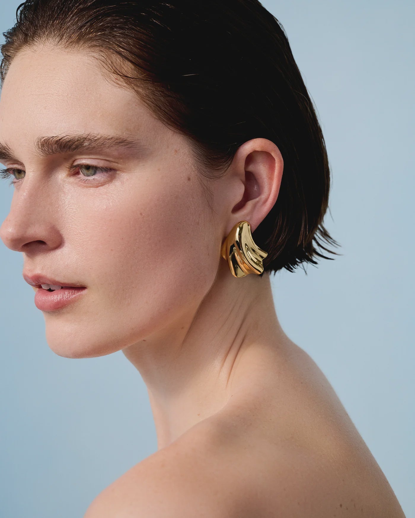 JEN Seashell Earring Gold