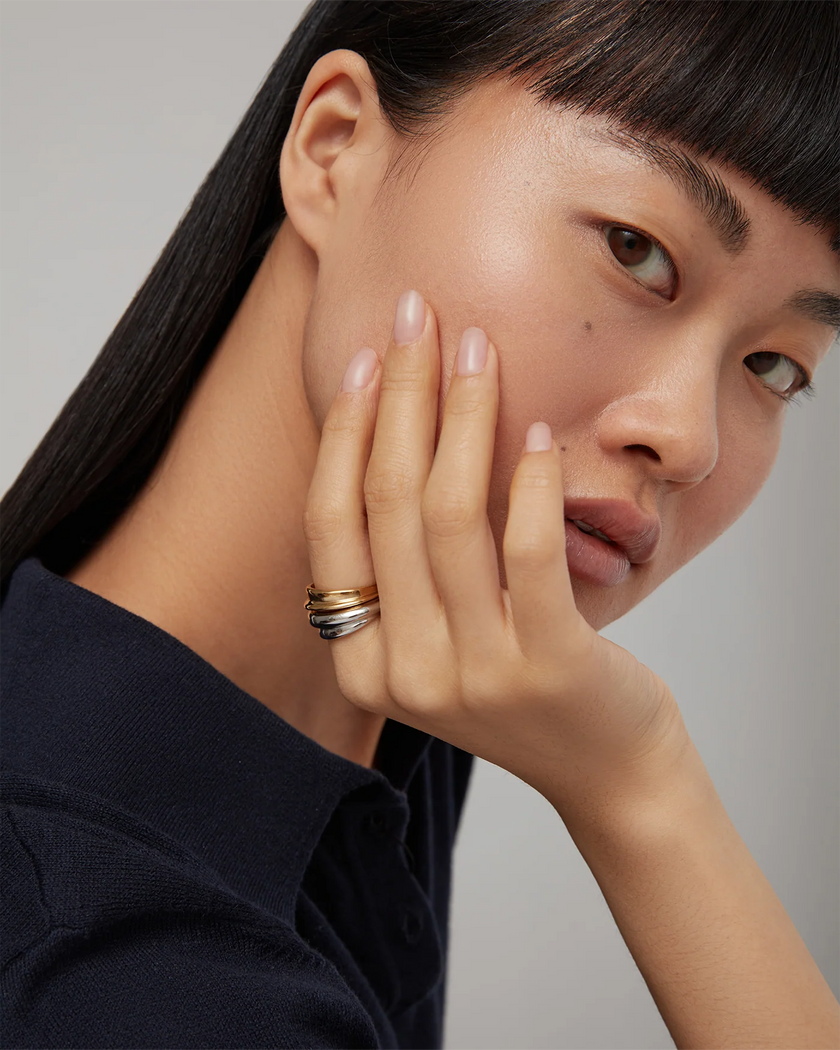 JEN Two Tone Ring Set