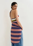 ESS Halter Knit Striped Top