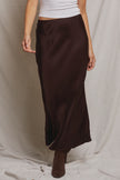 PWT Satin Maxi Skirt