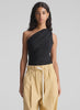 ALC Black One Shoulder Top
