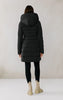 SOK Long Black Puffer Jacket