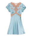 DOE Satin Lace Mini Dress