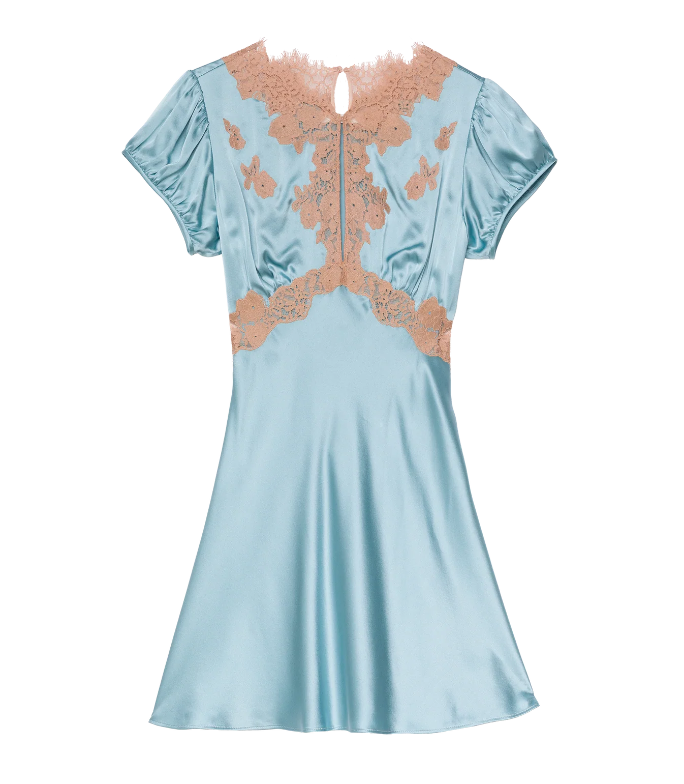 DOE Satin Lace Mini Dress