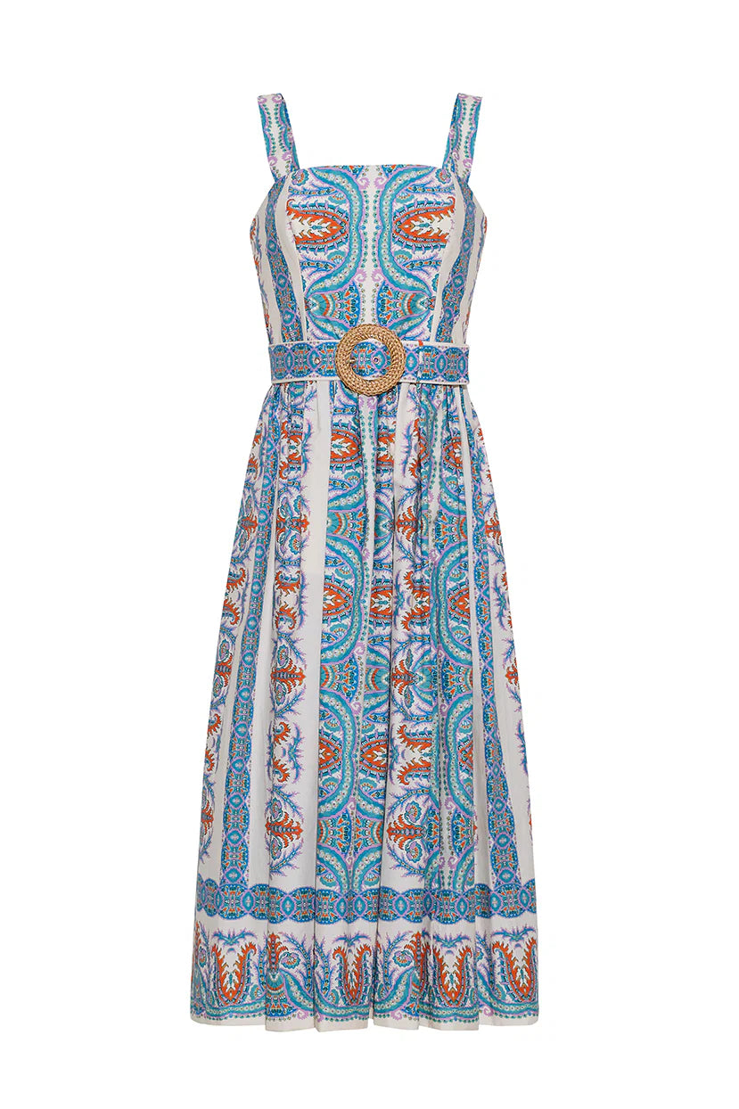 CC Cypress Pattern Midi Dress