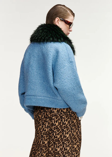 ESS Knit Jacket with Fur