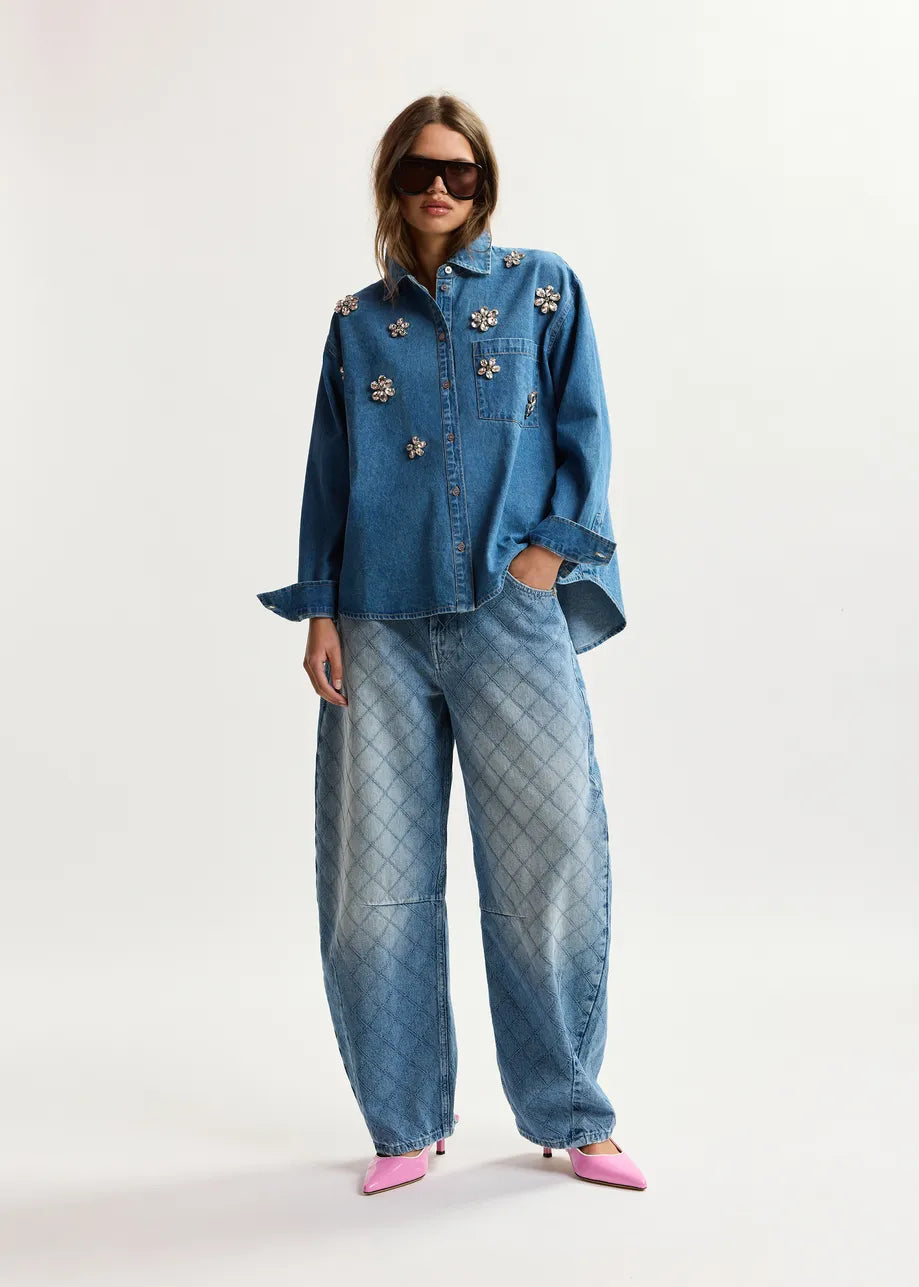 ESS Denim Embellished Shirt