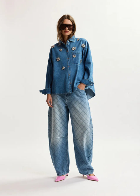 ESS Denim Embellished Shirt