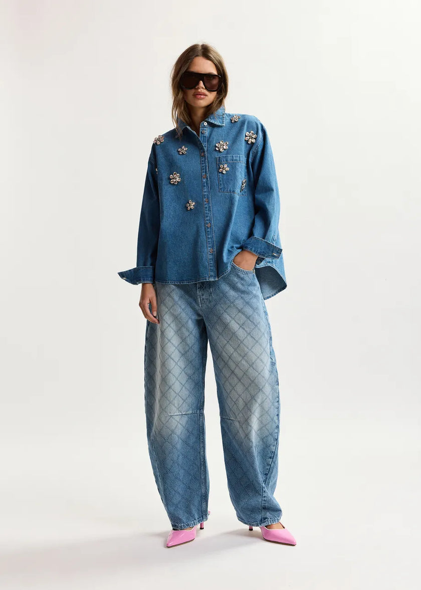 ESS Denim Embellished Shirt