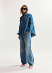 ESS Quilted Barrel Jean