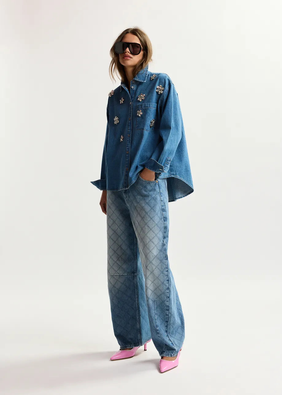 ESS Denim Embellished Shirt