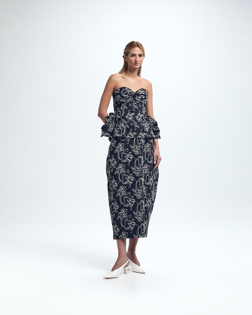 KV Embroidered Skirt