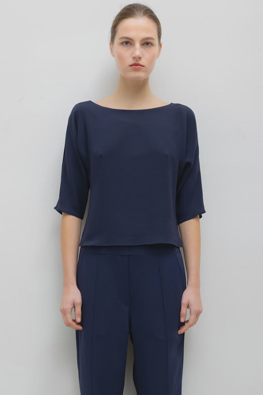 LES Crepe Dolman Top