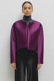 LES Satin Gem Crop Jacket