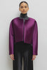 LES Satin Gem Crop Jacket