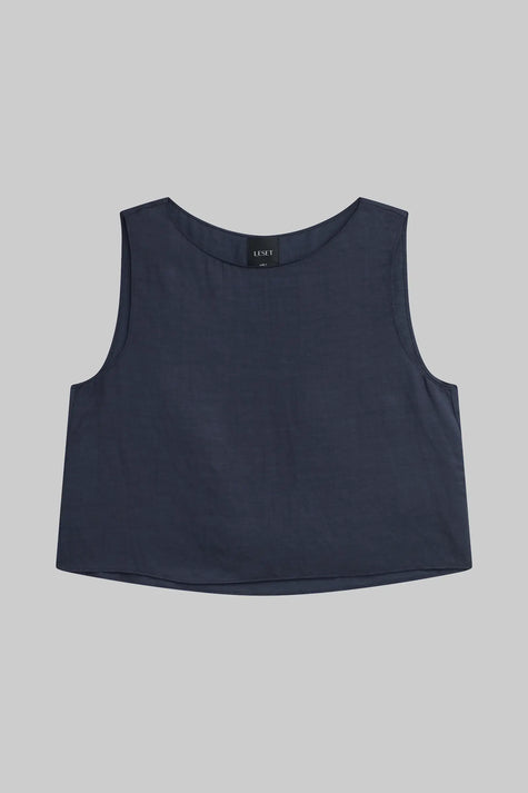 LES Linen Crew Tank