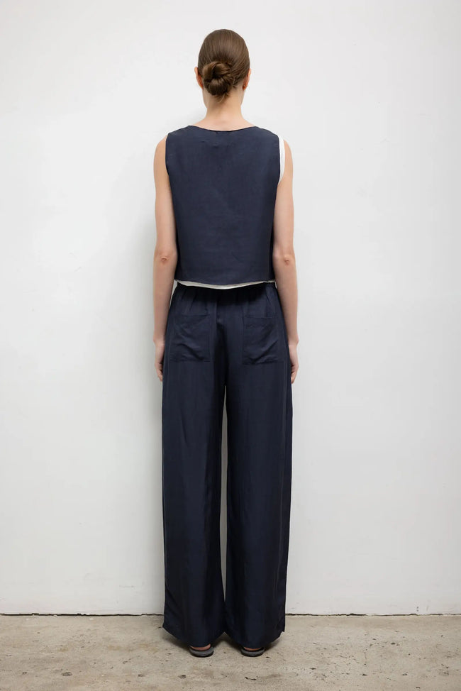 LES Linen Drawstring Pant