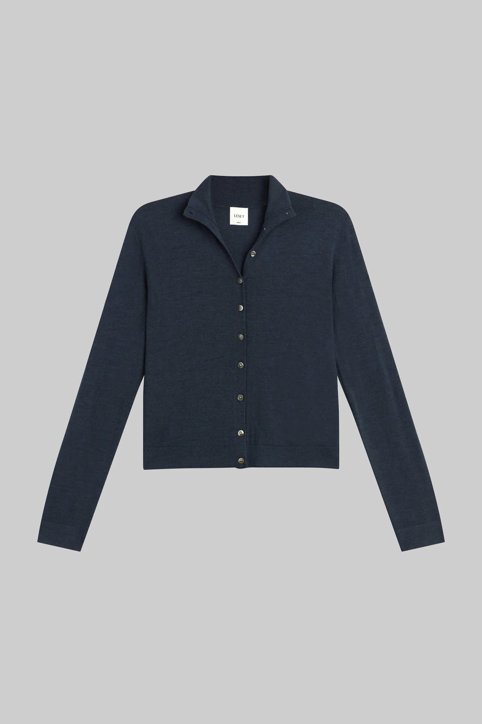LES Mockneck Cardigan
