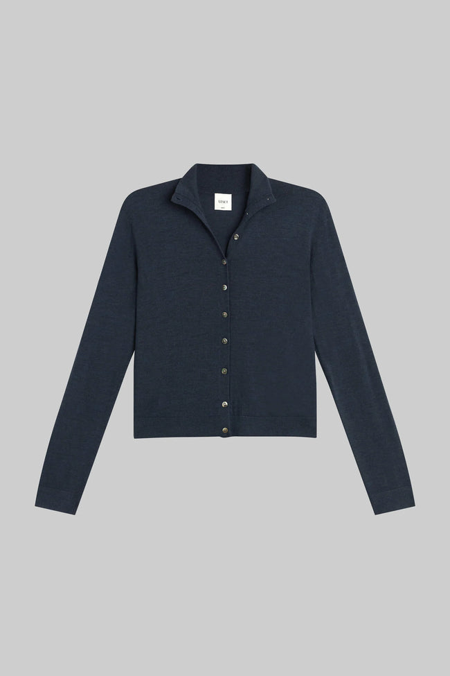 LES Mockneck Cardigan