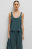 LES Scoop Neck Teal Tank