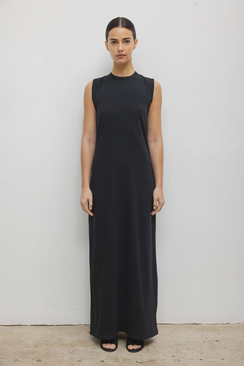 LES Sleeveless Maxi Dress