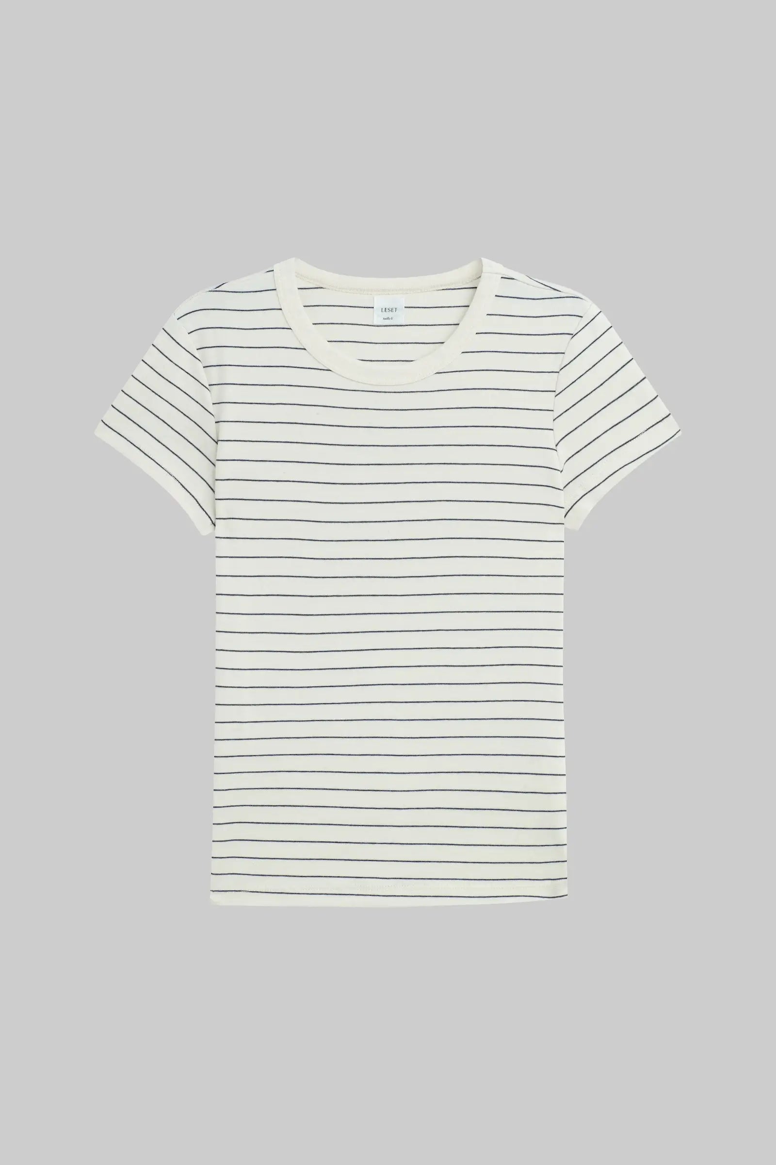 LES Striped Slim Tee