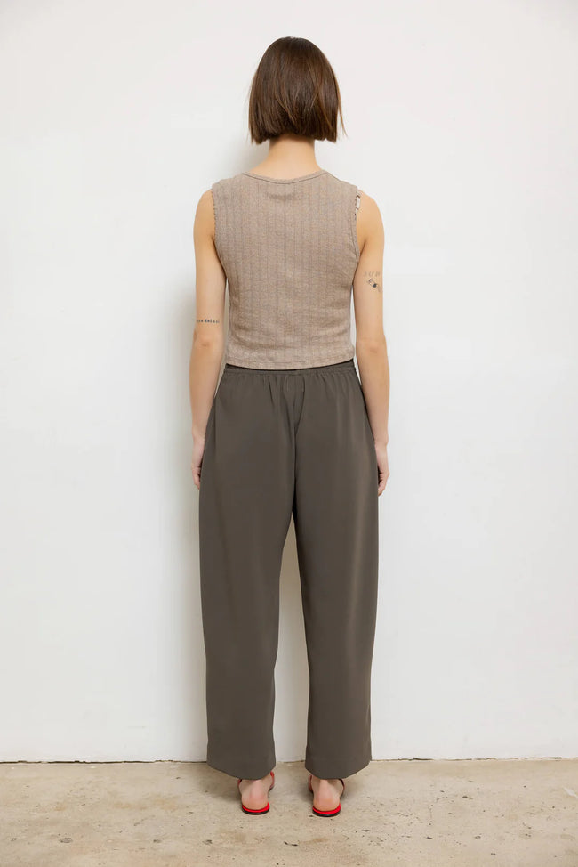 LES Crepe Barrel Pant