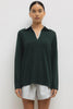 LES Poplin Collar Sweater