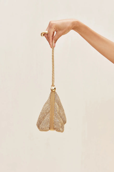 CUT Glass Bead Wristlet
