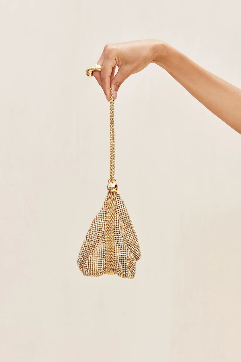 CUT Glass Bead Wristlet