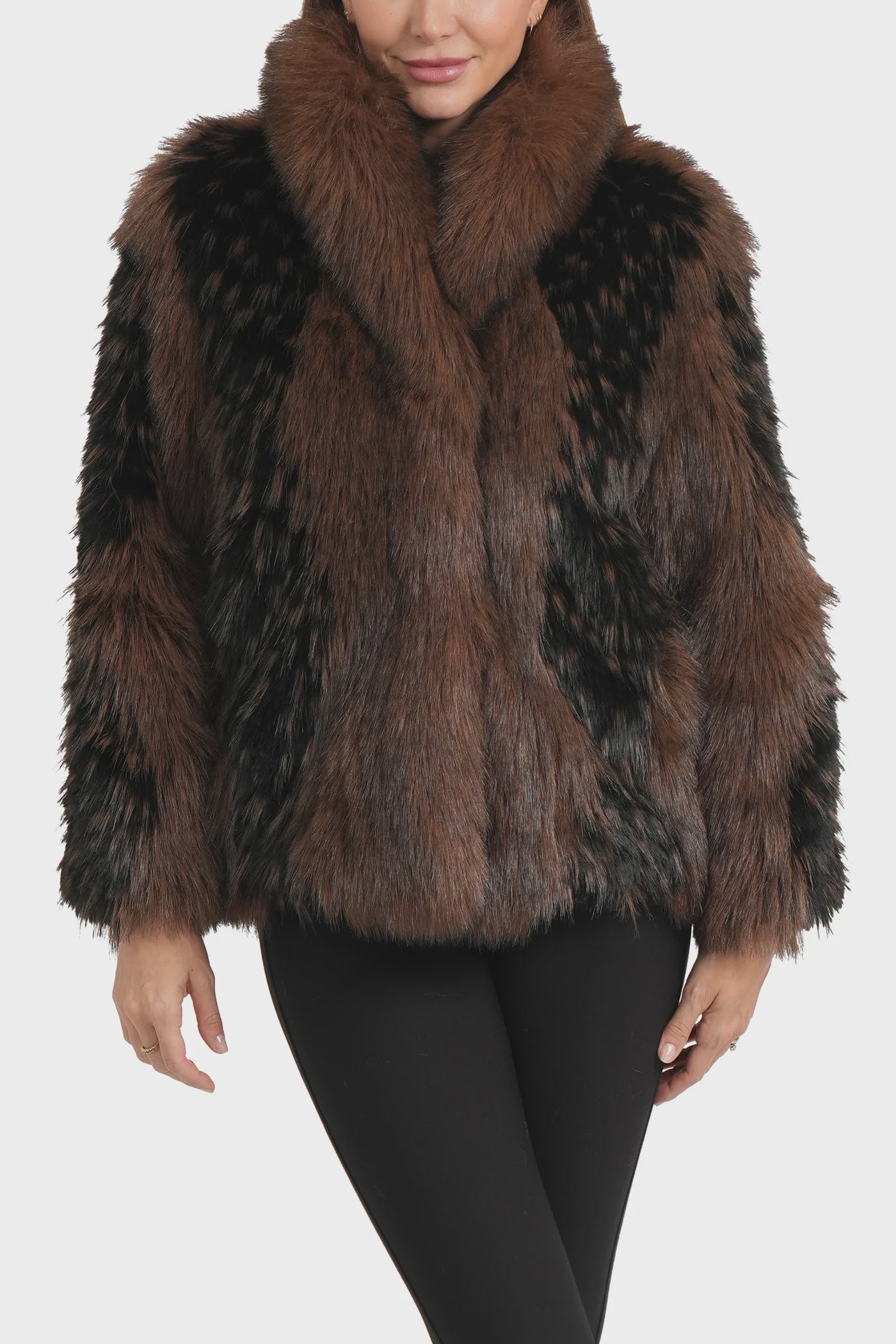 LOT Chocolate Fur Coat