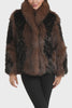 LOT Chocolate Fur Coat
