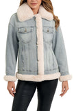 LOT Denim Shearling Jacket