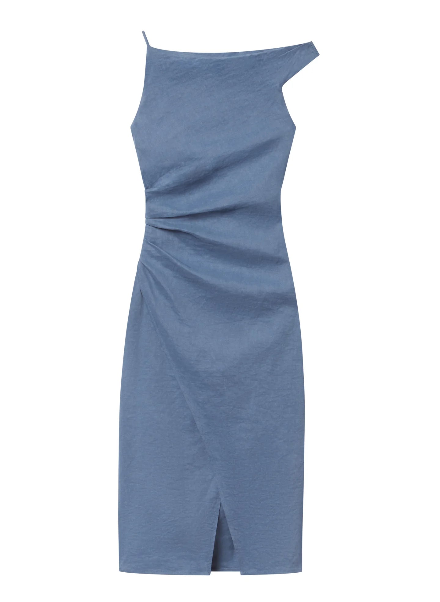 ALC Linen Off Shoulder Midi Dress